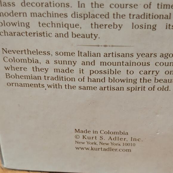 Vtg Pillsbury Dough Boy with Cupcake Kringle Glass Ornament by Kurt S. Adler - Picture 8 of 10